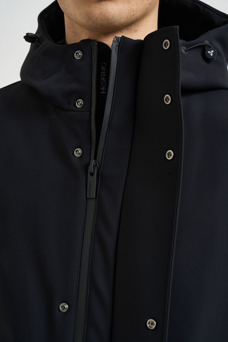 Parka uomo impermeabile nero HE2440015 NERO HESKIMO 