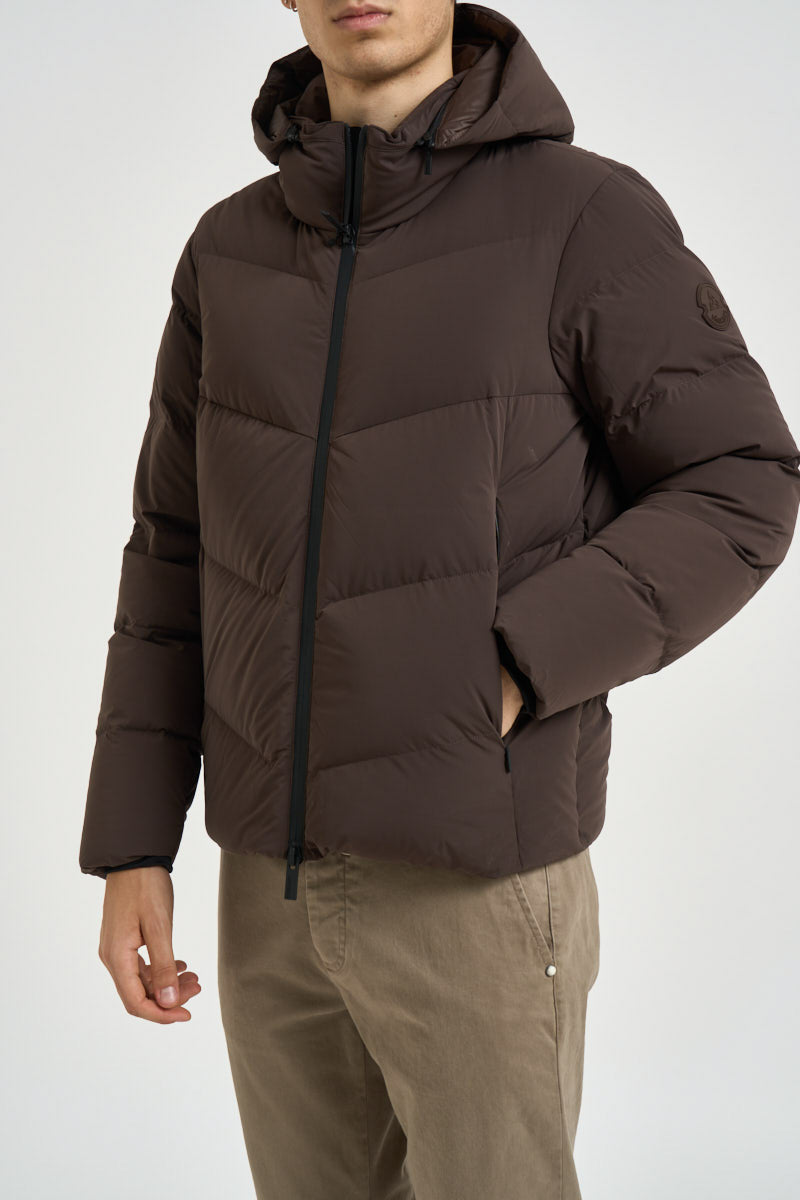 Piumino uomo trapuntato marrone HE2440018 MORO HESKIMO 