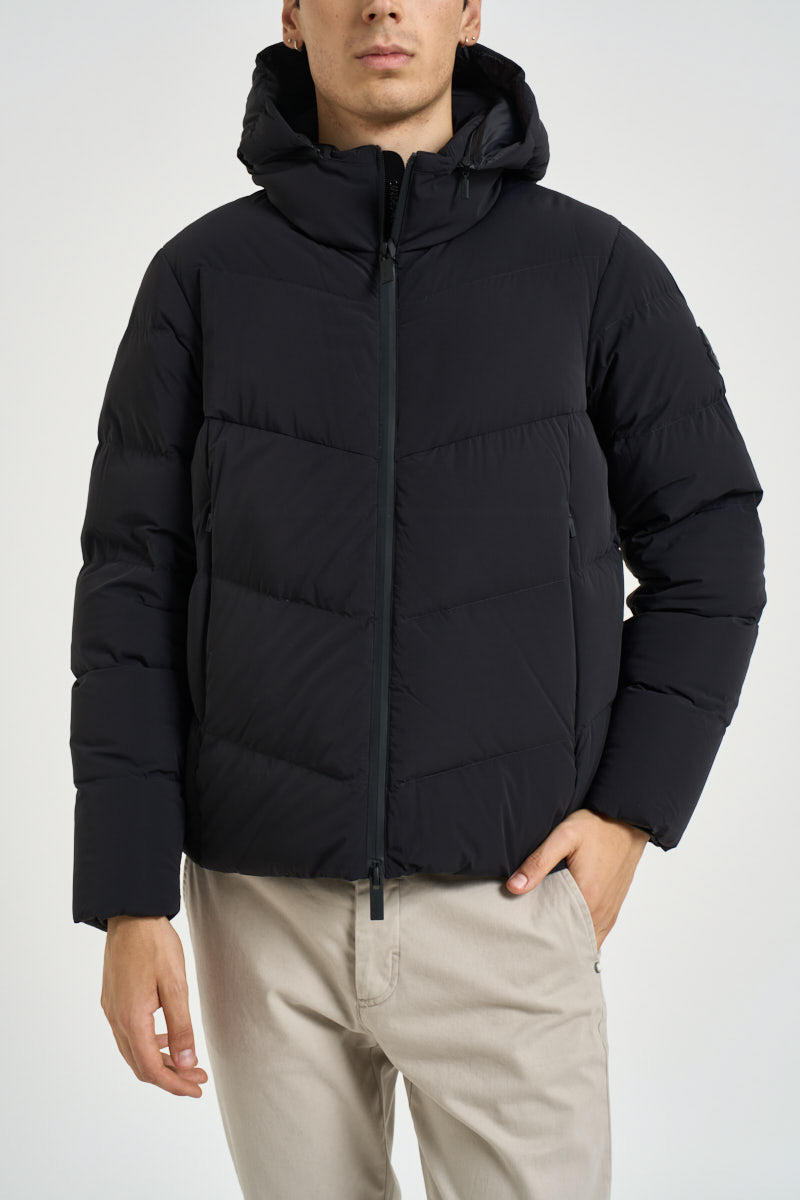 Piumino uomo trapuntato nero HE2440018 NERO HESKIMO 