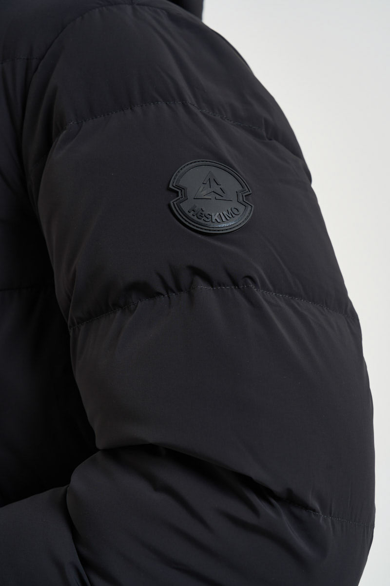 Piumino uomo trapuntato nero HE2440018 NERO HESKIMO 