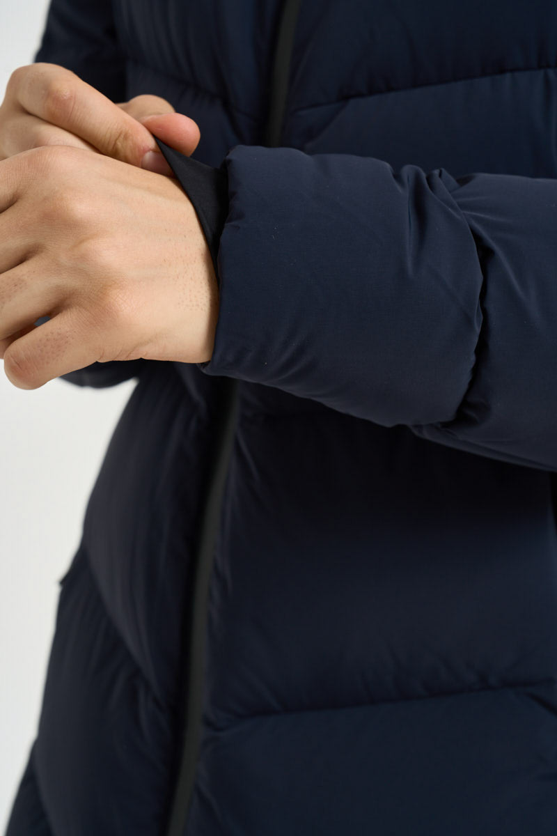Piumino lungo uomo blu navy HE2440019 BLU HESKIMO 