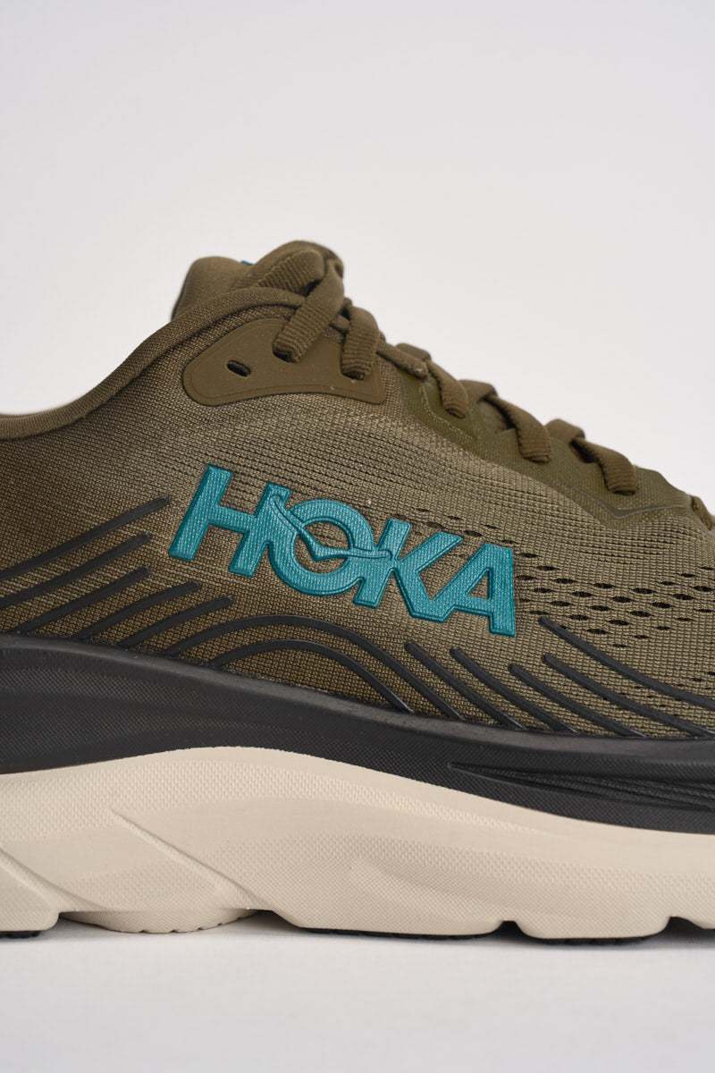 Sneakers uomo Clifton 11 verde militare 1176572 AVRV HOKA 