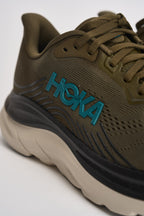 Sneakers uomo Clifton 11 verde militare 1176572 AVRV HOKA 