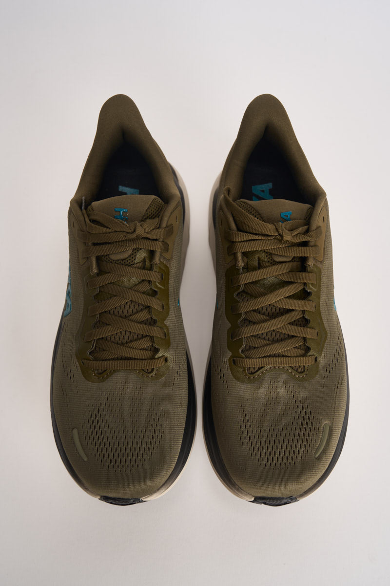 Sneakers uomo Clifton 11 verde militare 1176572 AVRV HOKA 