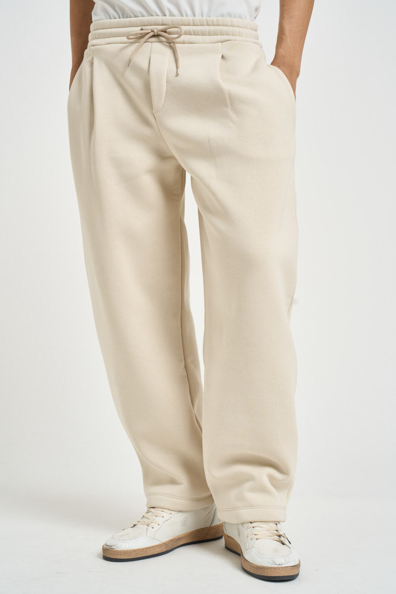 Tuta uomo jogger panna P8588P384 BEIGE IMPERIAL 