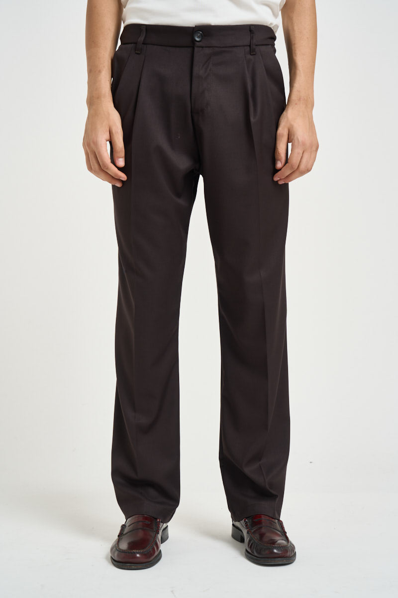 Pantalone uomo gamba dritta moro PD3MMBV MORO IMPERIAL 