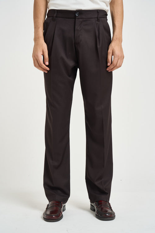Pantalone uomo gamba dritta moro - 1