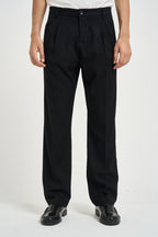 Pantalone uomo gamba dritta nero PD3MMBV NERO IMPERIAL 
