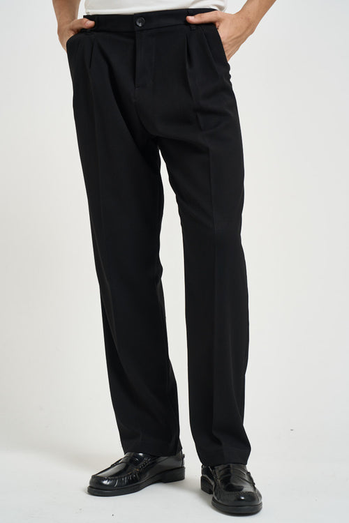 Pantalone uomo gamba dritta nero - 2