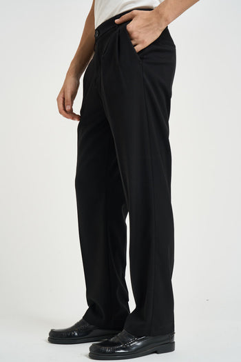 Pantalone uomo gamba dritta nero - 3