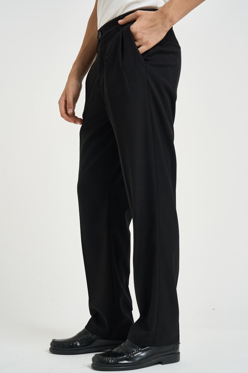 Pantalone uomo gamba dritta nero PD3MMBV NERO IMPERIAL 