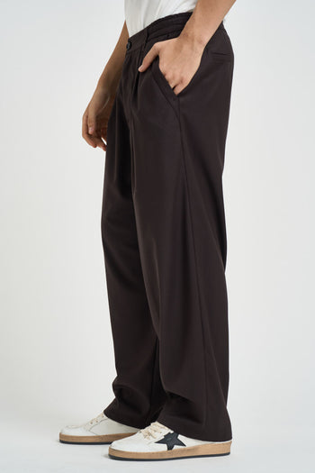 Pantalone uomo con pinces moro - 3