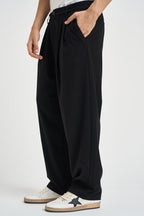 Pantalone uomo con pinces nero PE6IMBV NERO IMPERIAL 