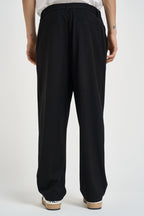 Pantalone uomo con pinces nero PE6IMBV NERO IMPERIAL 