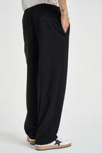 Pantalone uomo con pinces nero PE6IMBV NERO IMPERIAL 