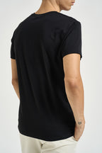 T-shirt uomo giroollo nera TC15MCH NERO IMPERIAL 