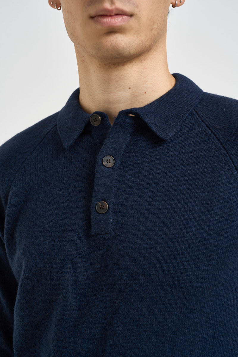 Maglia uomo Colin a polo blu notte COLIN C01 IMPURE 