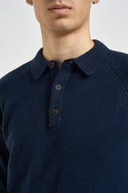 Maglia uomo Colin a polo blu notte COLIN C01 IMPURE 