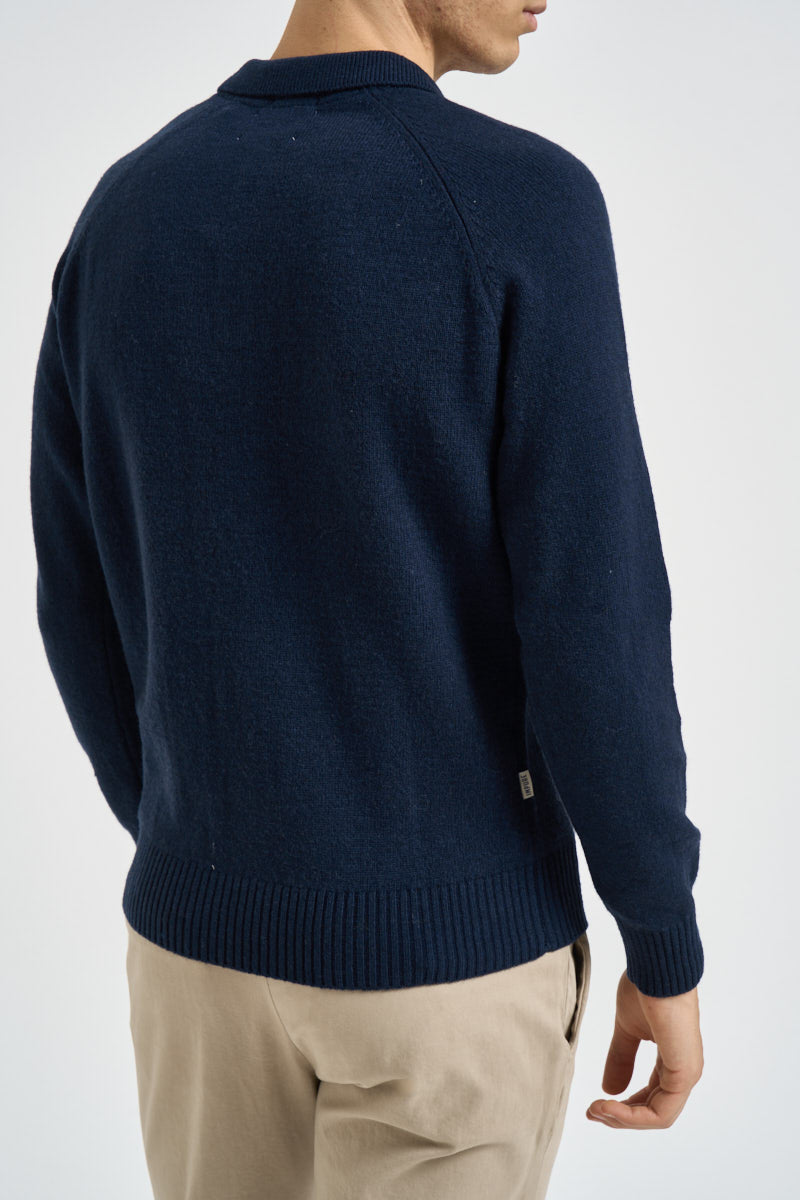 Maglia uomo Colin a polo blu notte COLIN C01 IMPURE 