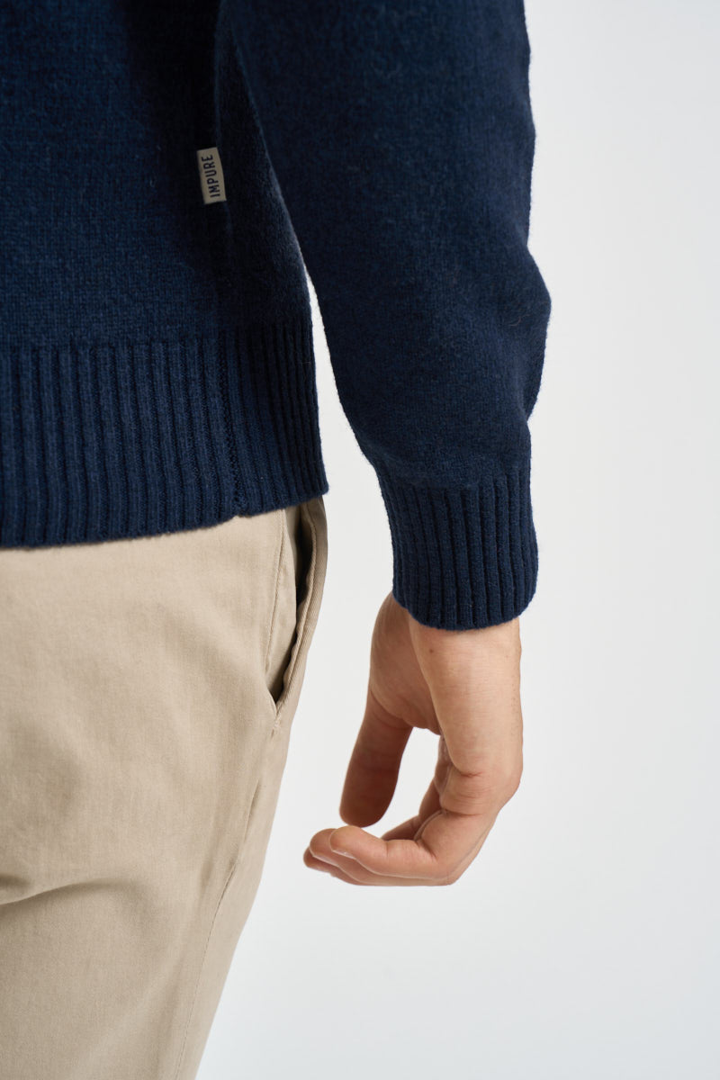 Maglia uomo Colin a polo blu notte COLIN C01 IMPURE 