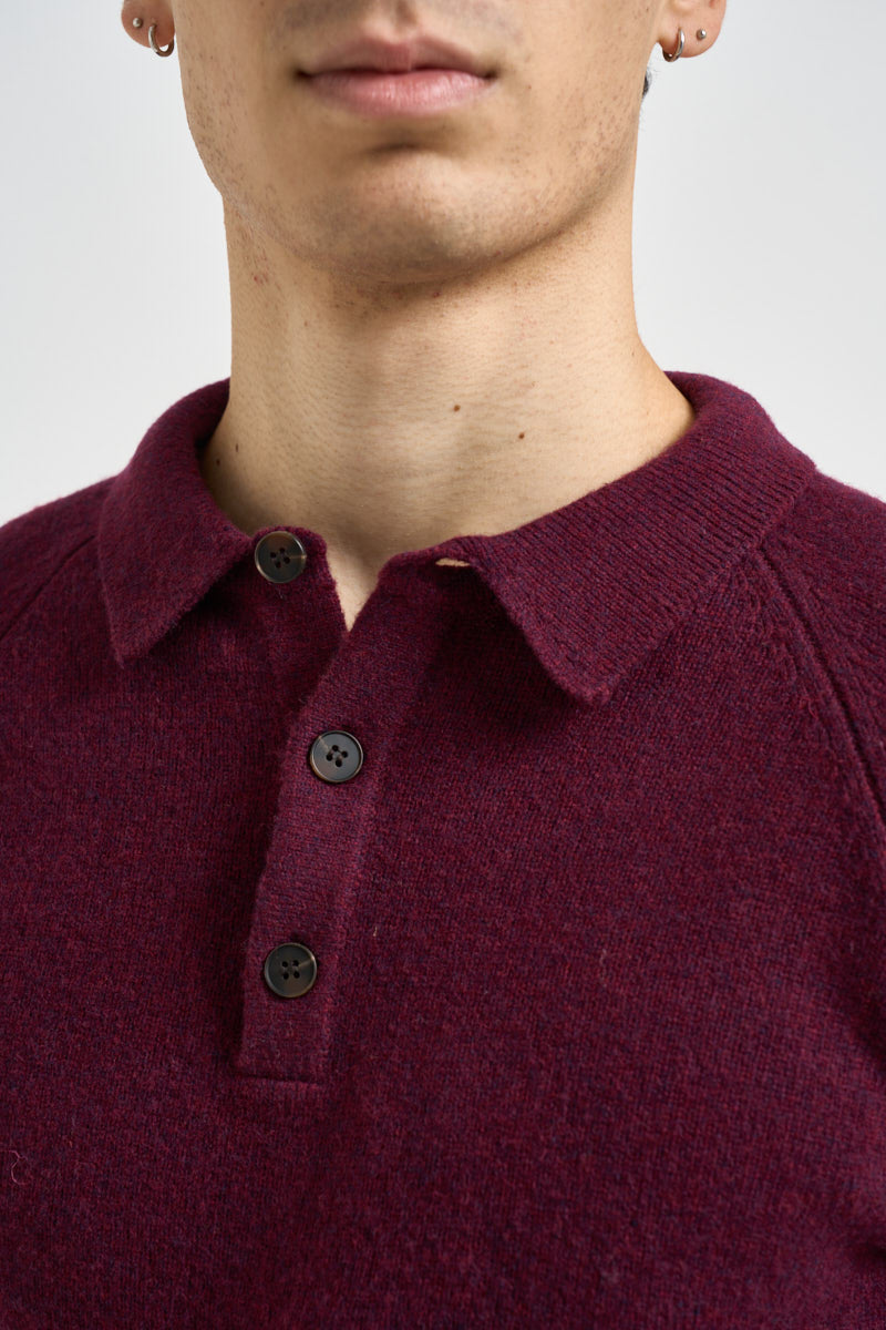 Maglia uomo Colin a polo bordeaux COLIN C30 IMPURE 