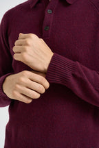 Maglia uomo Colin a polo bordeaux COLIN C30 IMPURE 