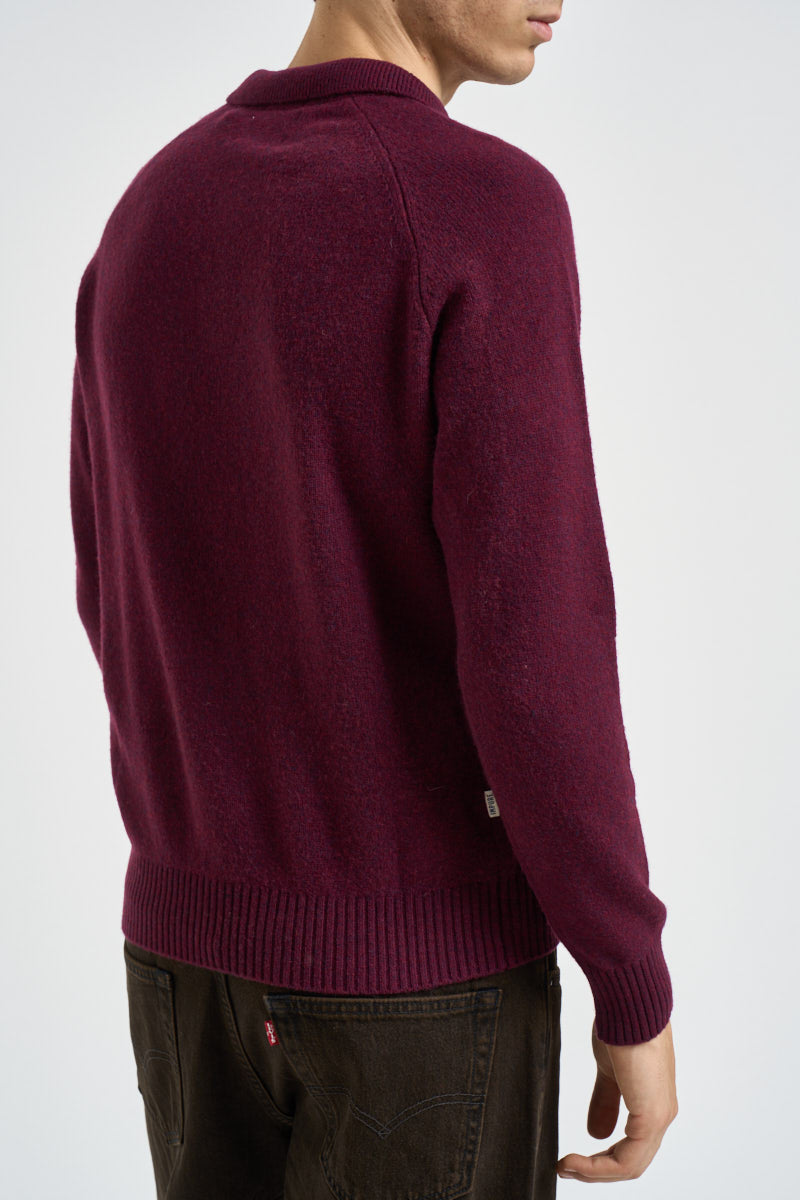 Maglia uomo Colin a polo bordeaux COLIN C30 IMPURE 