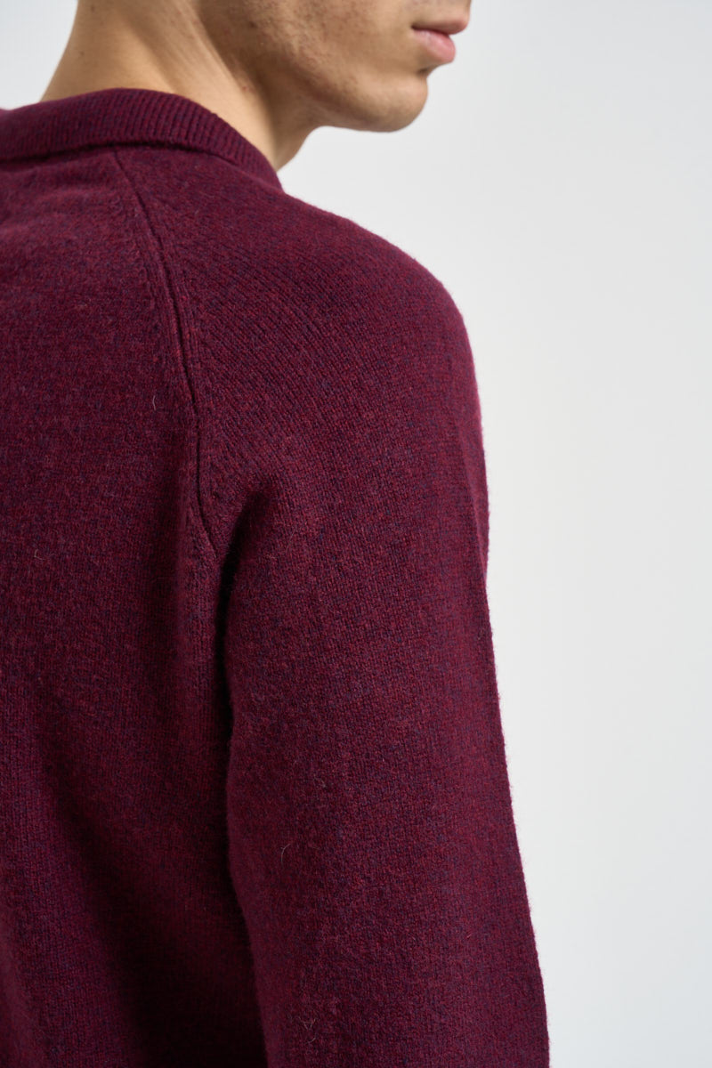 Maglia uomo Colin a polo bordeaux COLIN C30 IMPURE 
