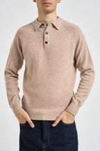 Maglia uomo Colin a polo beige COLIN C92 IMPURE 