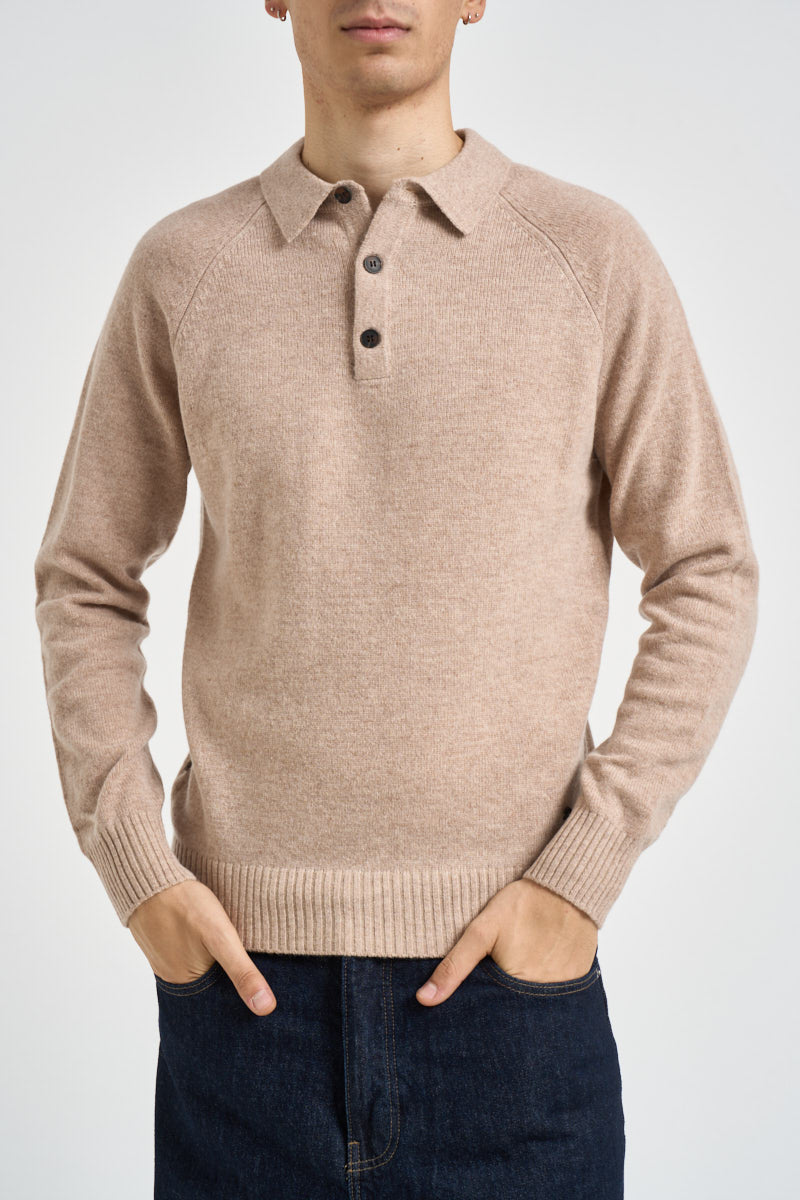 Maglia uomo Colin a polo beige COLIN C92 IMPURE 