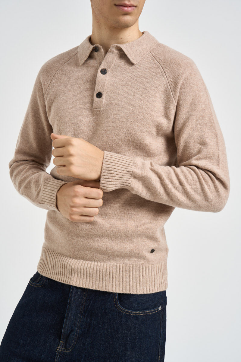Maglia uomo Colin a polo beige COLIN C92 IMPURE 