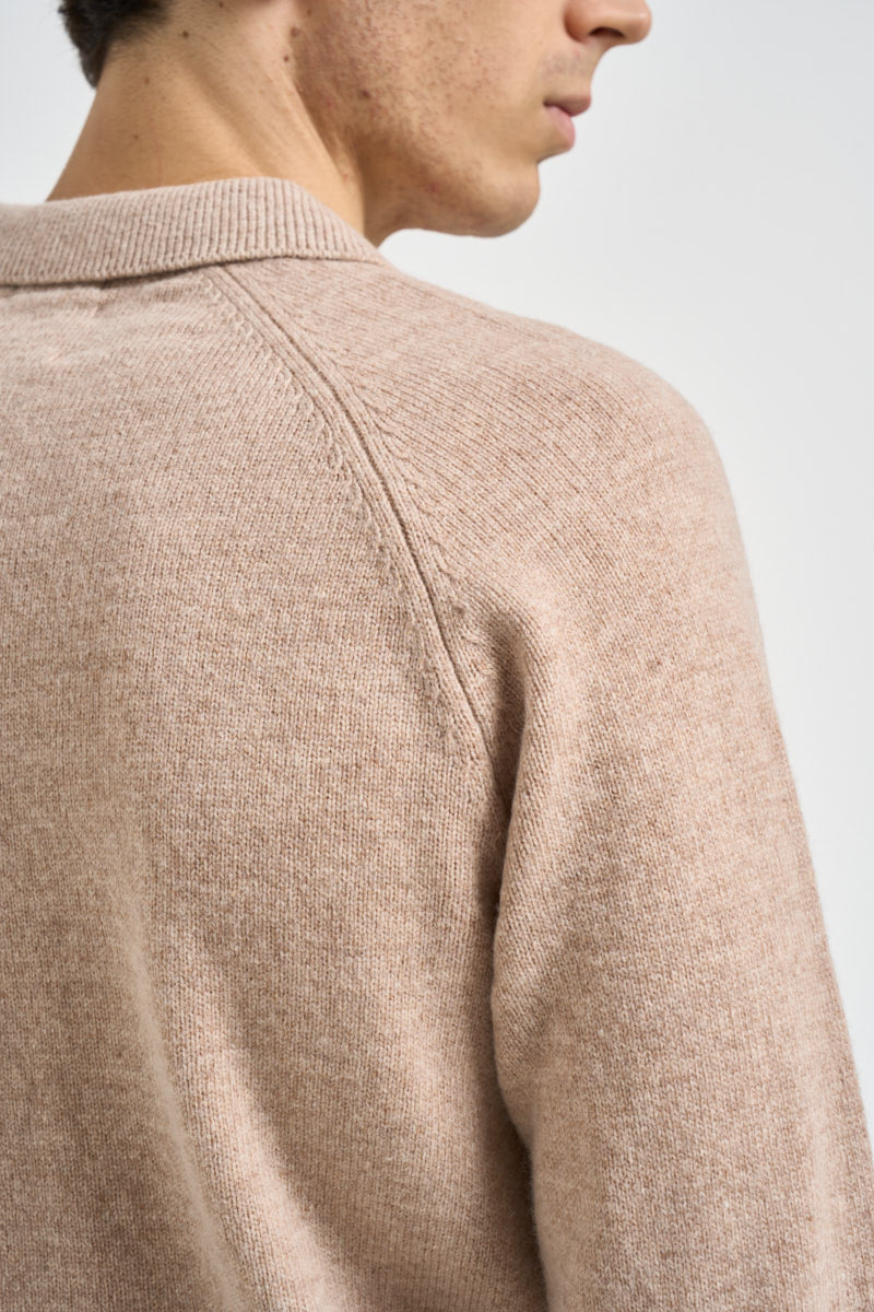 Maglia uomo Colin a polo beige COLIN C92 IMPURE 