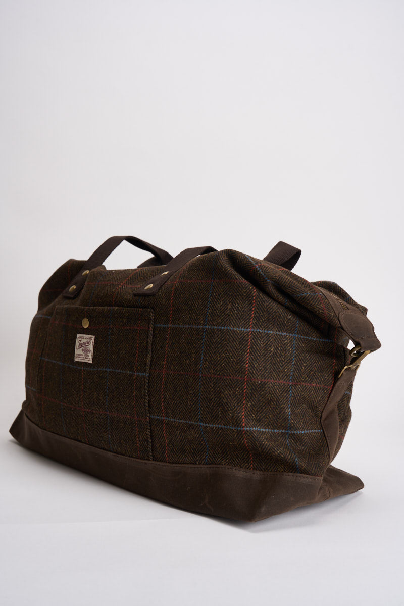 Borsa da viaggio unisex a quadri marrone JAXON250 C29 IMPURE 