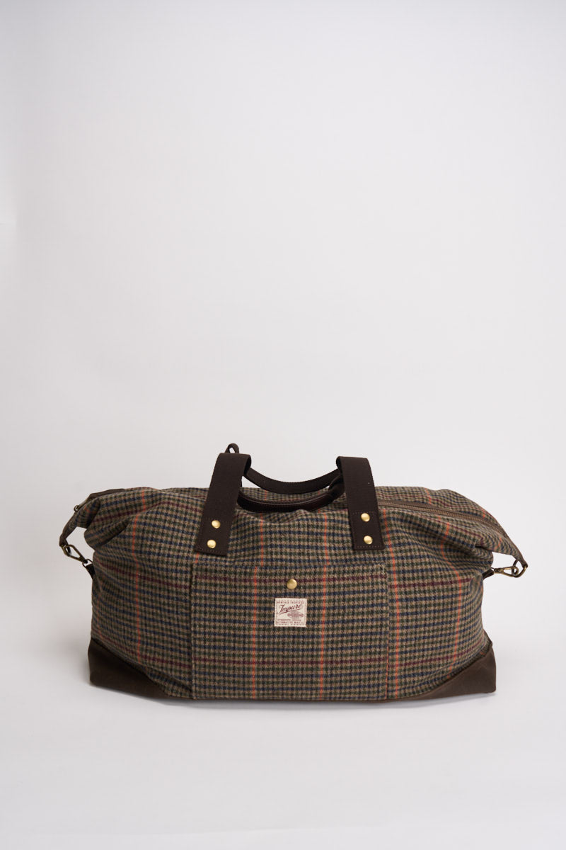 Borsa da viaggio unisex a quadri marrone chiaro JAXON895 224 IMPURE 