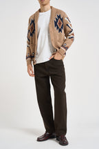Cardigan uomo con bottoni multicolor SAWYER 244 IMPURE 