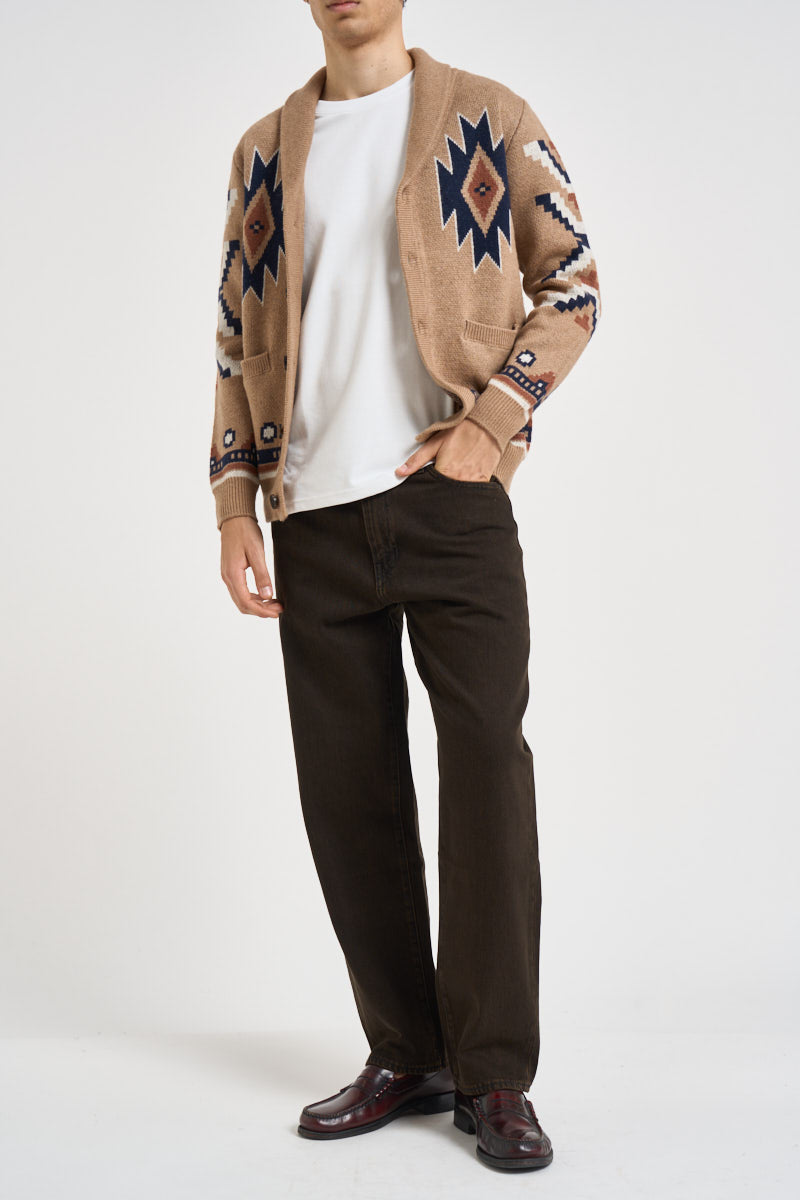 Cardigan uomo con bottoni multicolor SAWYER 244 IMPURE 
