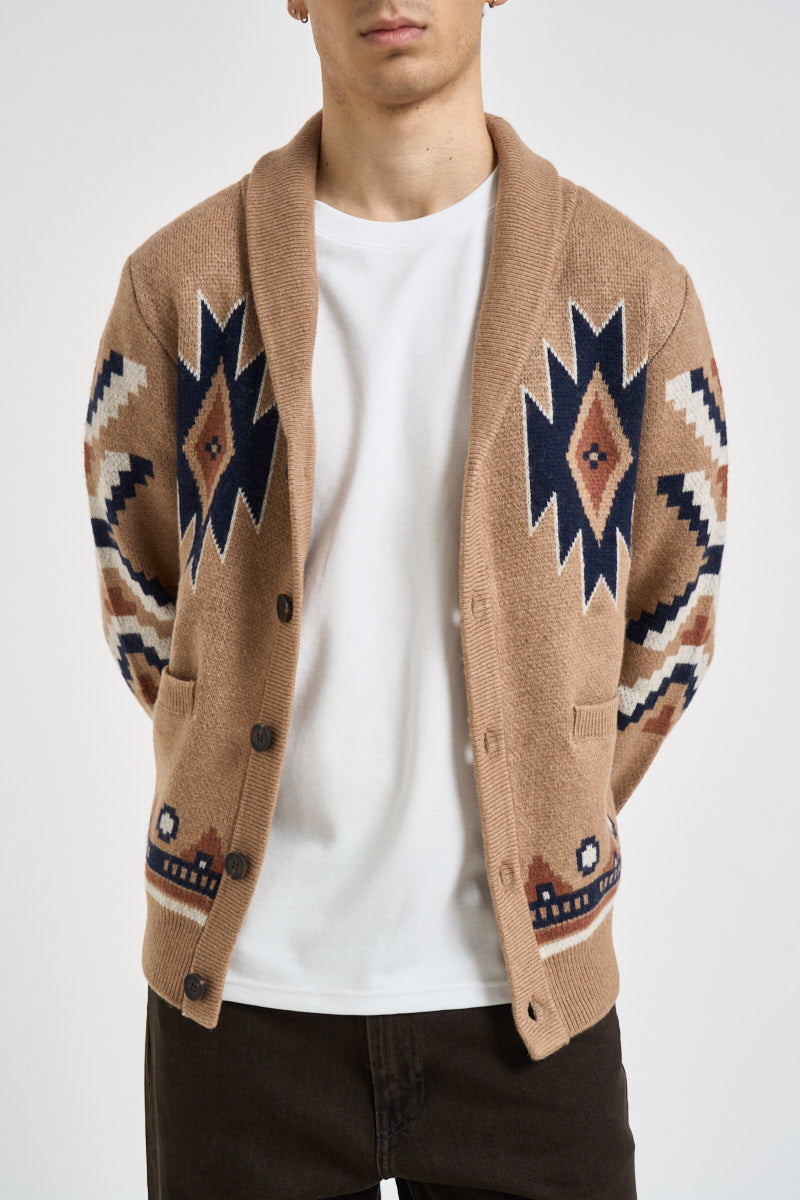 Cardigan uomo con bottoni multicolor SAWYER 244 IMPURE 