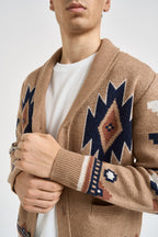 Cardigan uomo con bottoni multicolor SAWYER 244 IMPURE 
