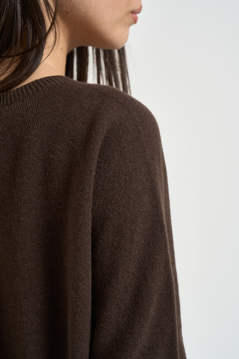 Maglia donna in lana moro DGF7090 MORO INCLOTH 