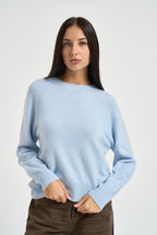 Maglia donna girocollo celeste DGF7101 CELESTE INCLOTH 