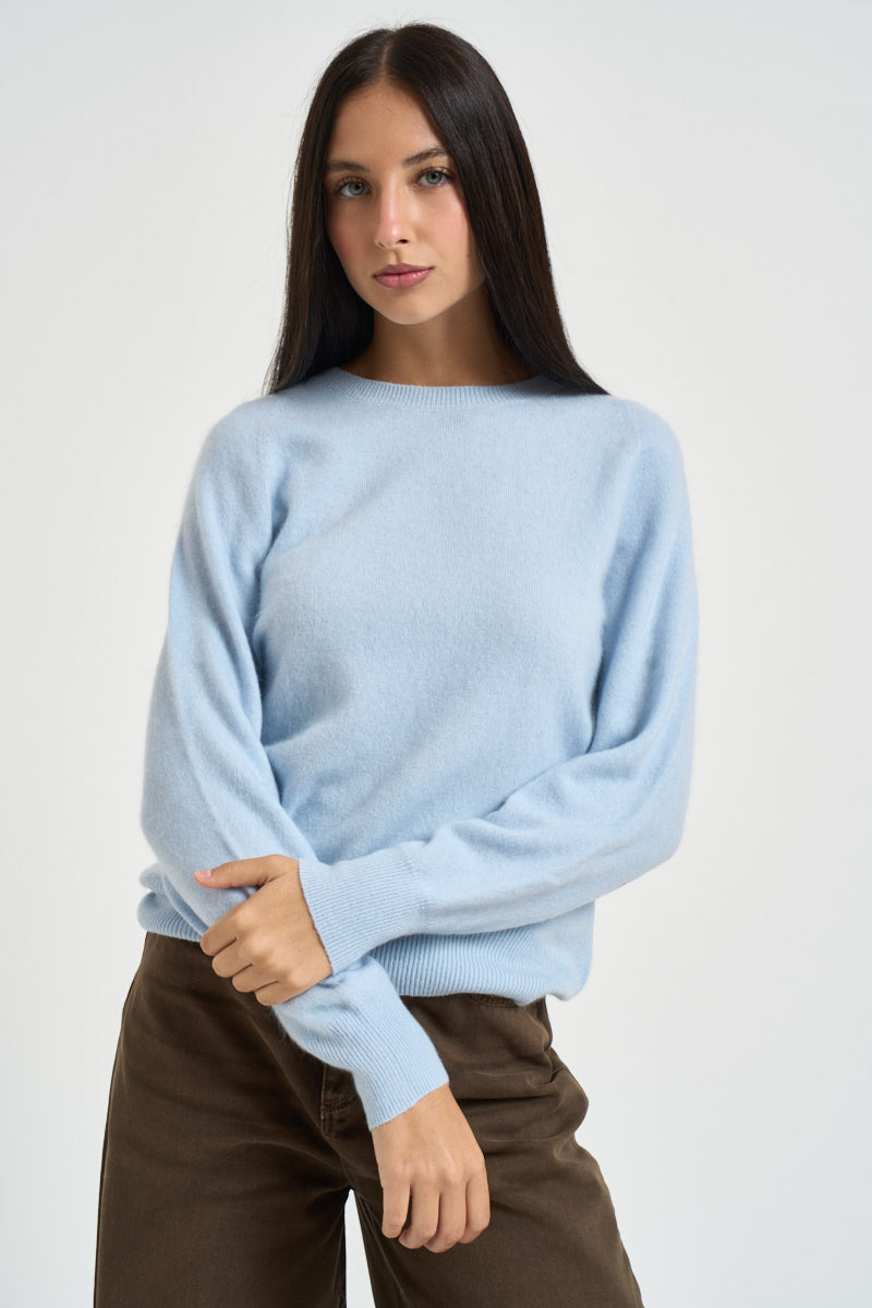Maglia donna girocollo celeste DGF7101 CELESTE INCLOTH 