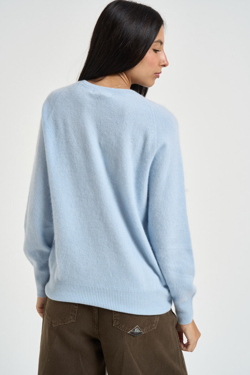 Maglia donna girocollo celeste DGF7101 CELESTE INCLOTH 