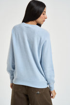 Maglia donna girocollo celeste DGF7101 CELESTE INCLOTH 