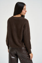 Maglia donna girocollo moro DGF7101 MORO INCLOTH 