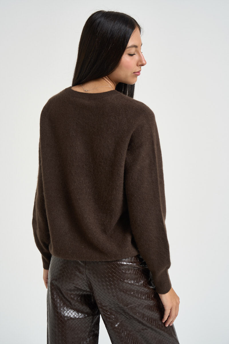 Maglia donna girocollo moro DGF7101 MORO INCLOTH 