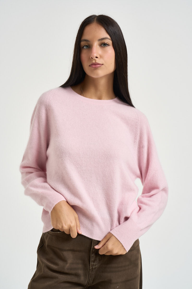 Maglia donna girocollo rosa DGF7101 ROSA INCLOTH 