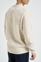 Maglia uomo girocollo panna mèlange 12286881 ANCIENT SCROLL JACK & JONES 