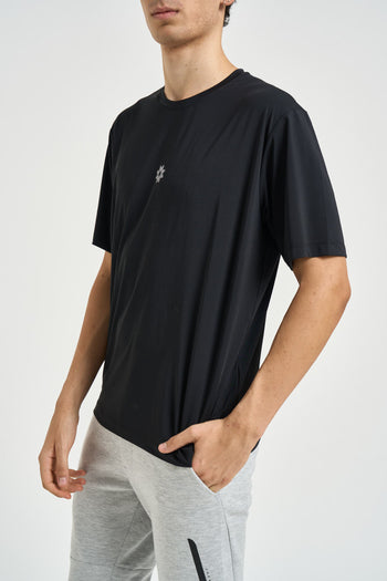 T-shirt uomo stampa sul retro nera - 3
