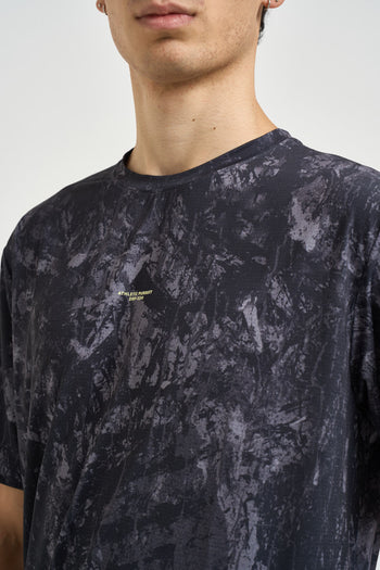 T-shirt uomo fantasia nera e grigia - 3