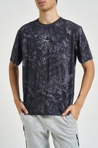 T-shirt uomo fantasia nera e grigia 12298290 WET WEATHER JACK & JONES 